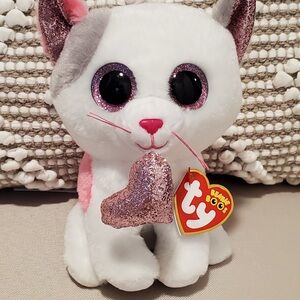Ty Beanie Boos Glittery Plush Cat Toy